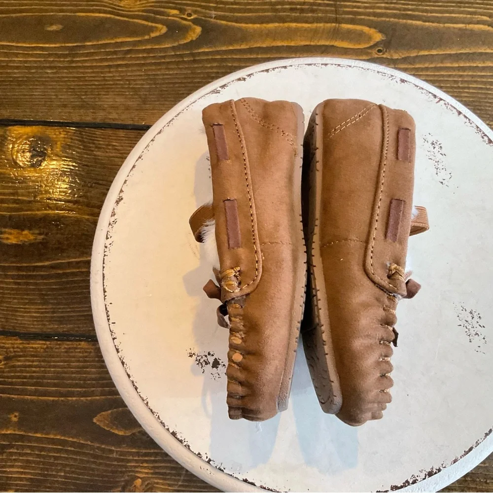 Target Brown Moccasins with Plush Lining